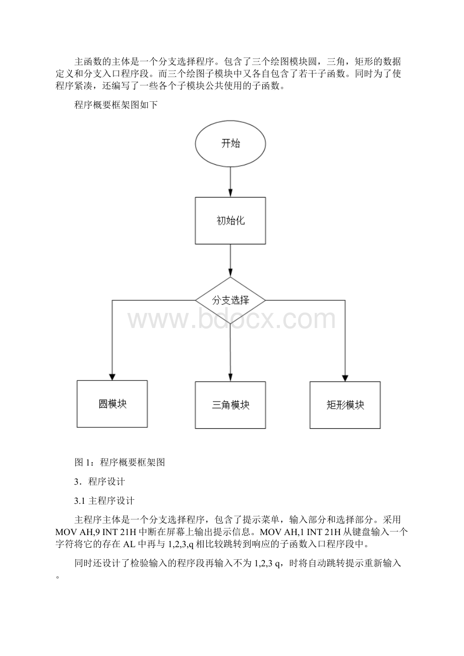 汇编语言课设图形设计程序完整版.docx_第2页