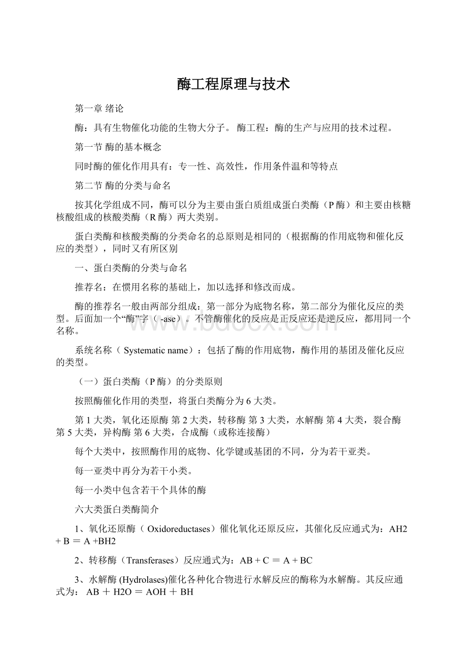 酶工程原理与技术.docx