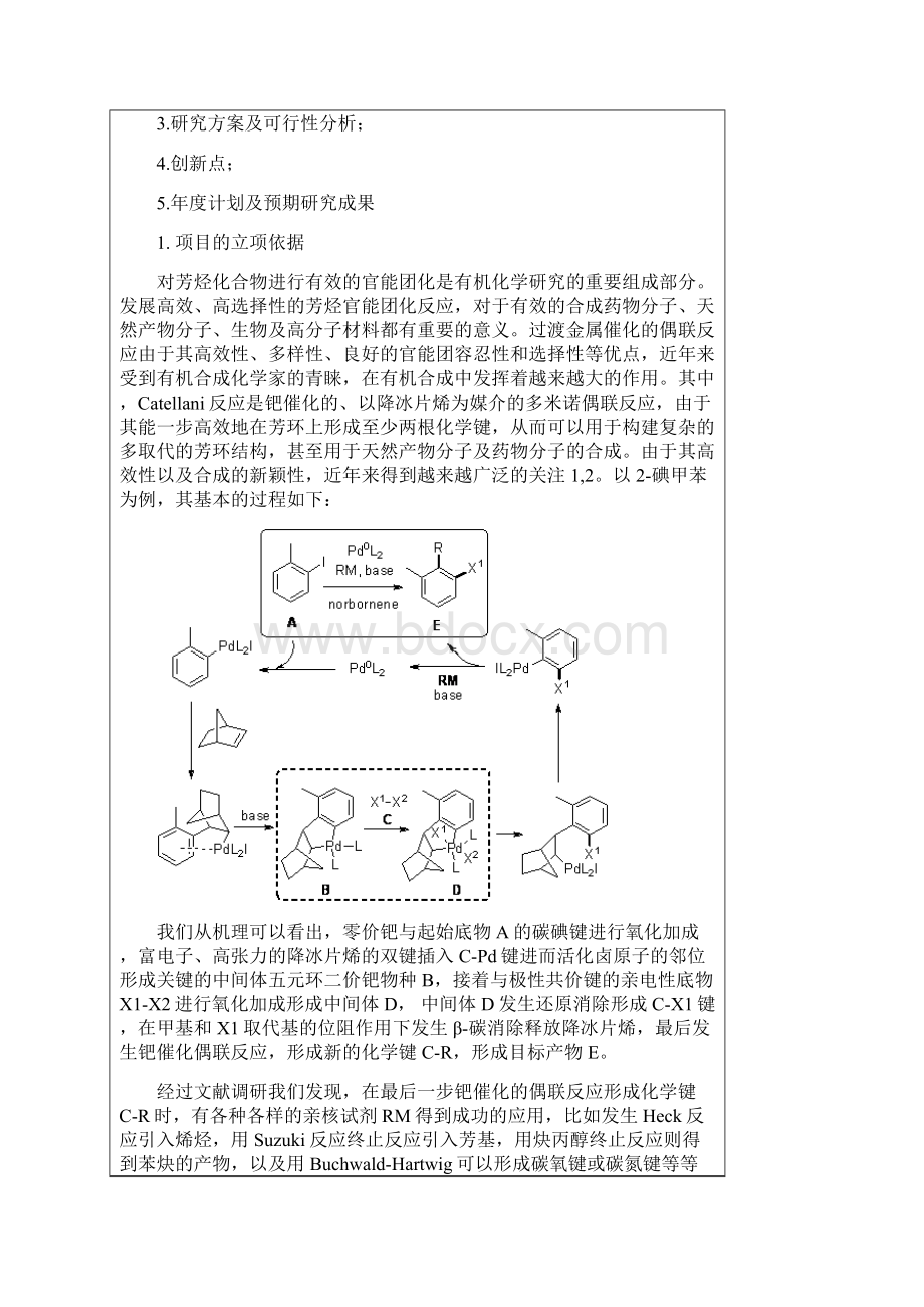 青年创新基金申请书 基于钯降冰片烯共催化的在卤代芳烃邻位CH官能化反应研究.docx_第3页