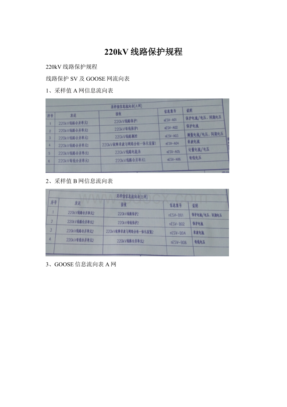 220kV线路保护规程Word格式文档下载.docx