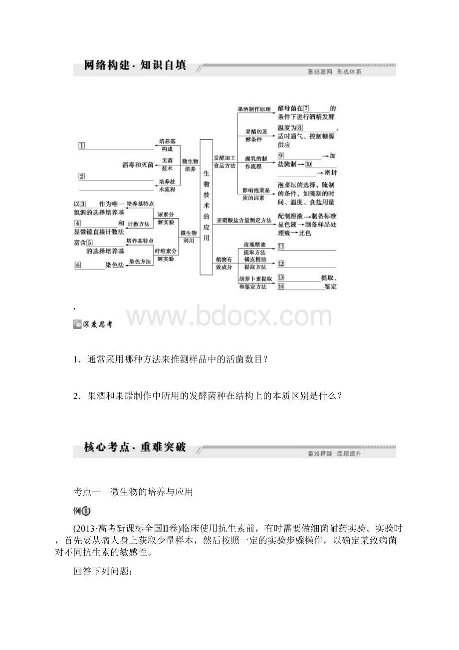 生物二轮复习专题讲解练专题八生物技术实践2讲.docx_第2页