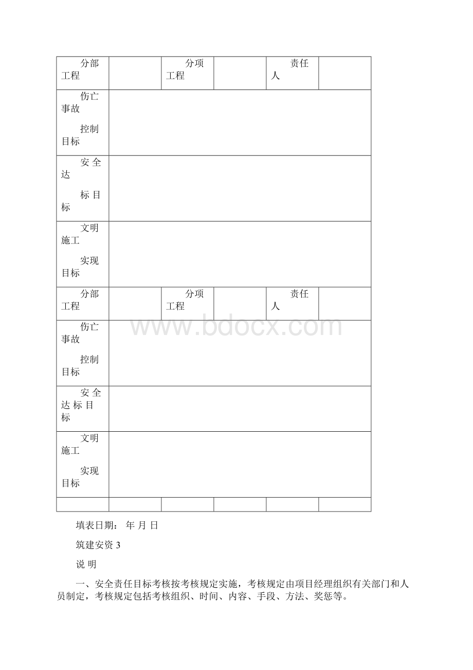 工程项目安全生产责任制落实情况检查记录表Word格式文档下载.docx_第3页