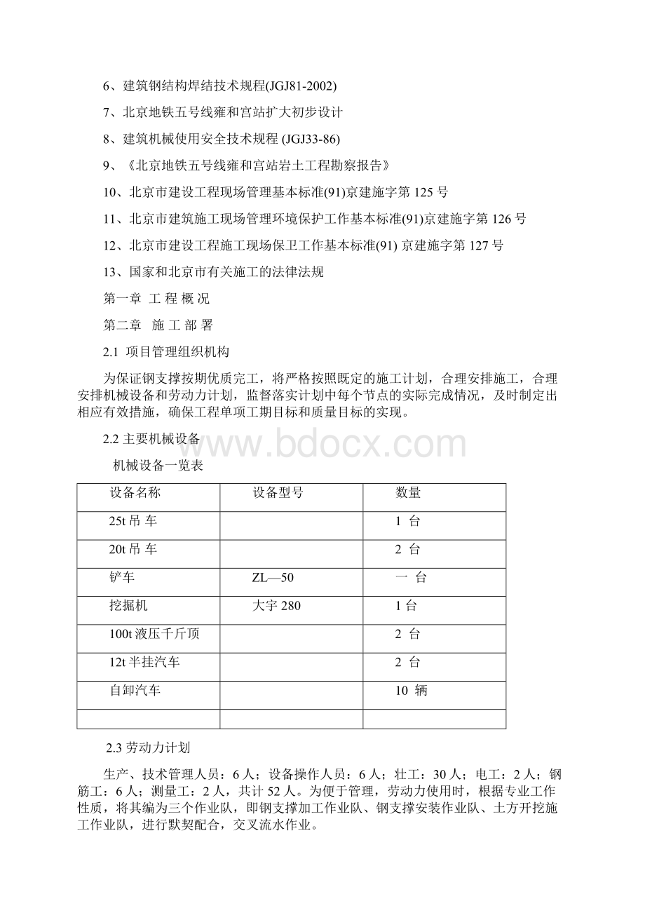 深基坑钢支撑施工方案.docx_第2页