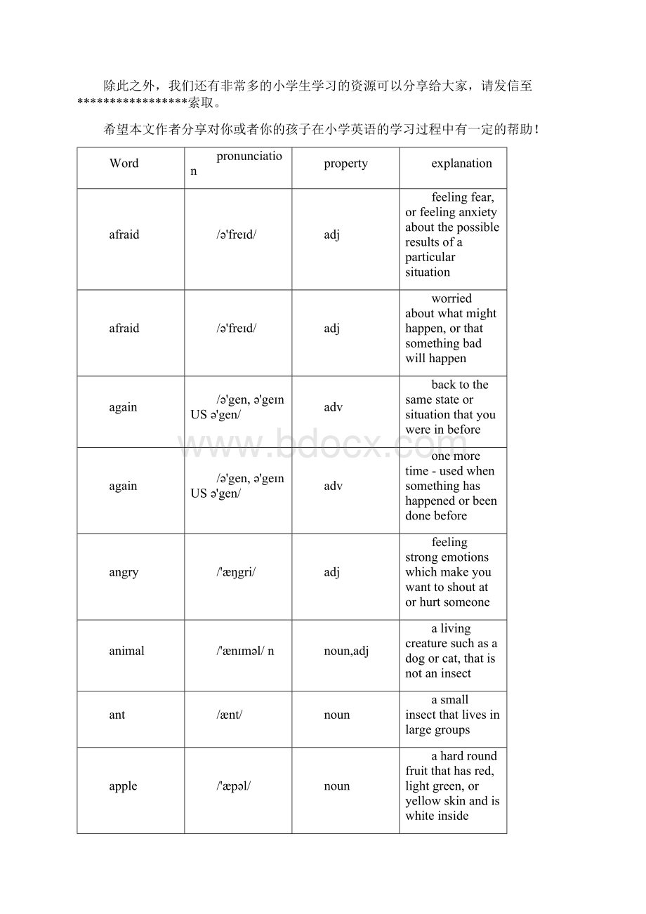 牛津小学英语上海版单词表1A2B3A3BWord文档下载推荐.docx_第2页