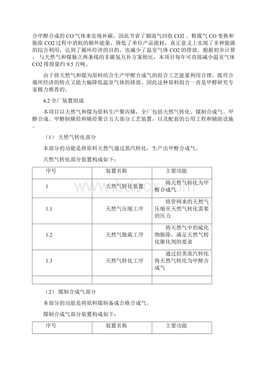 60万吨煤制烯烃项目可研报告文档格式.docx_第3页