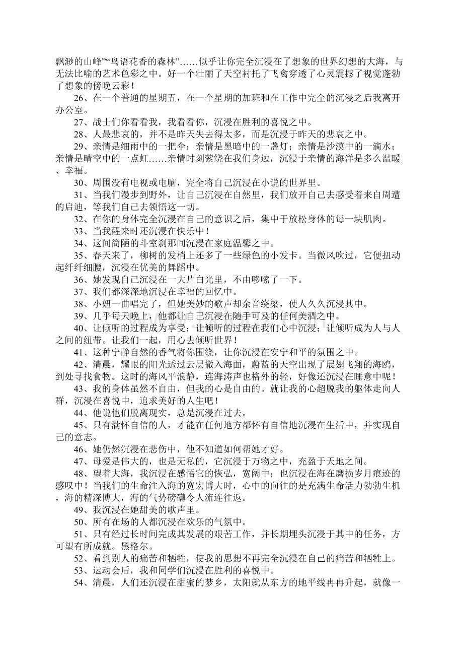 沉浸的意思Word文档格式.docx_第2页