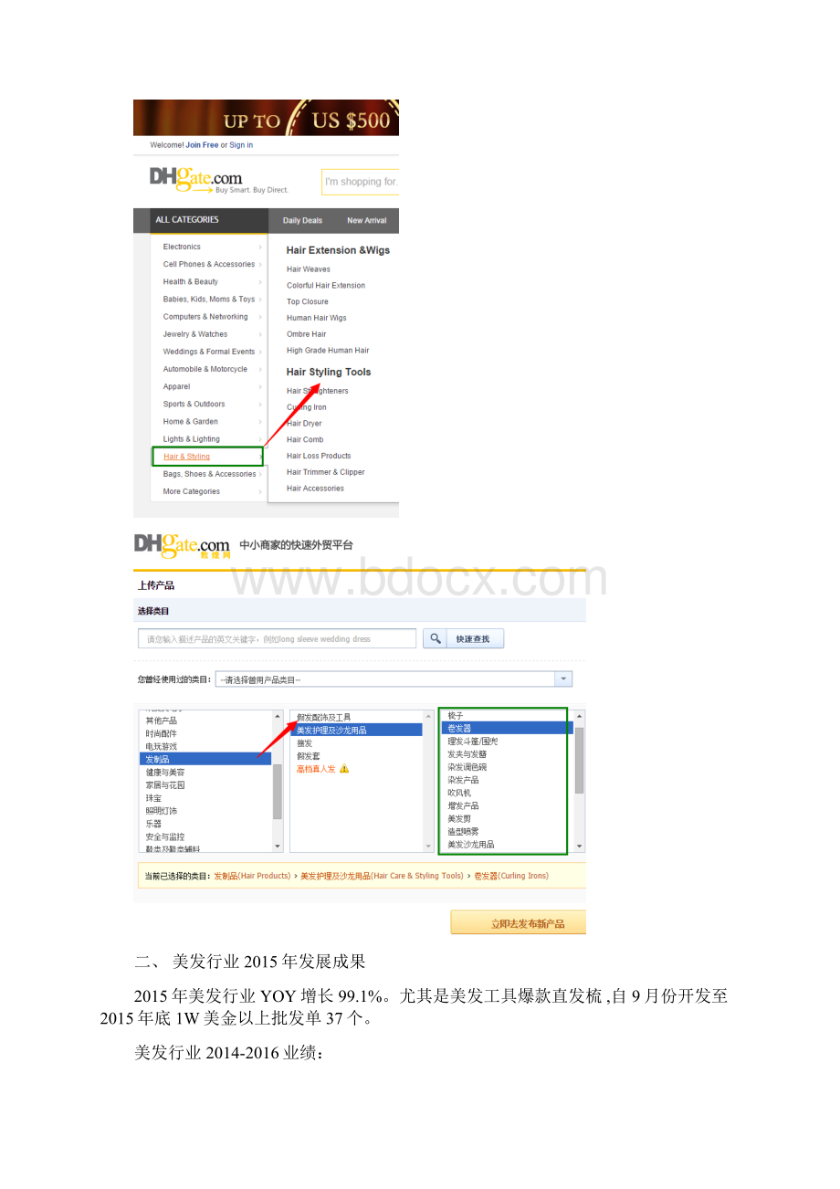 跨境电商敦煌网美发行业招募需求及发展策略.docx_第2页