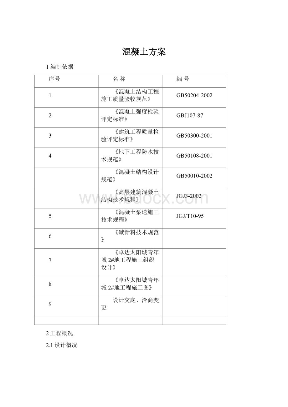 混凝土方案Word格式文档下载.docx