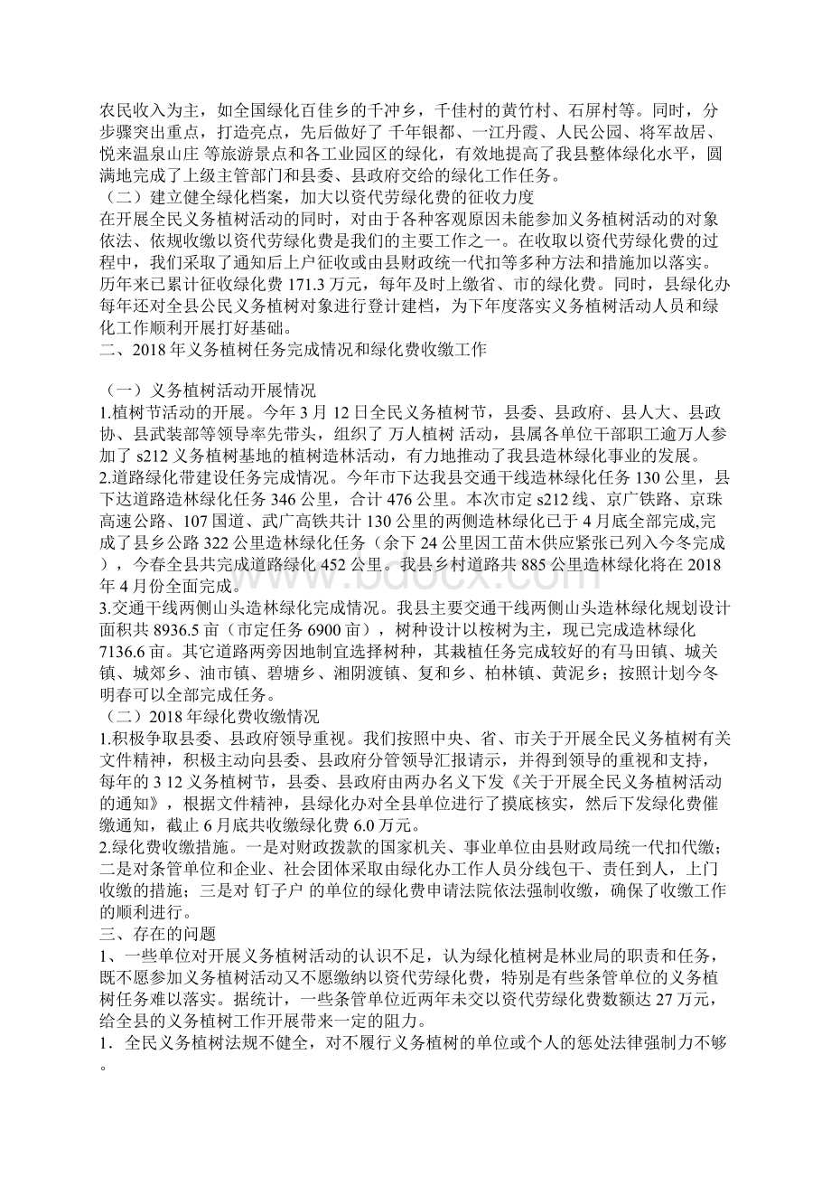 县绿化委员会办公室工作总结Word文档格式.docx_第2页