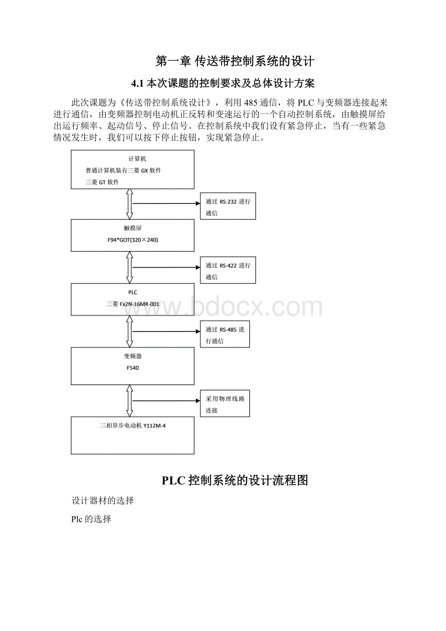 传送带控制系统的设计Word文件下载.docx_第2页