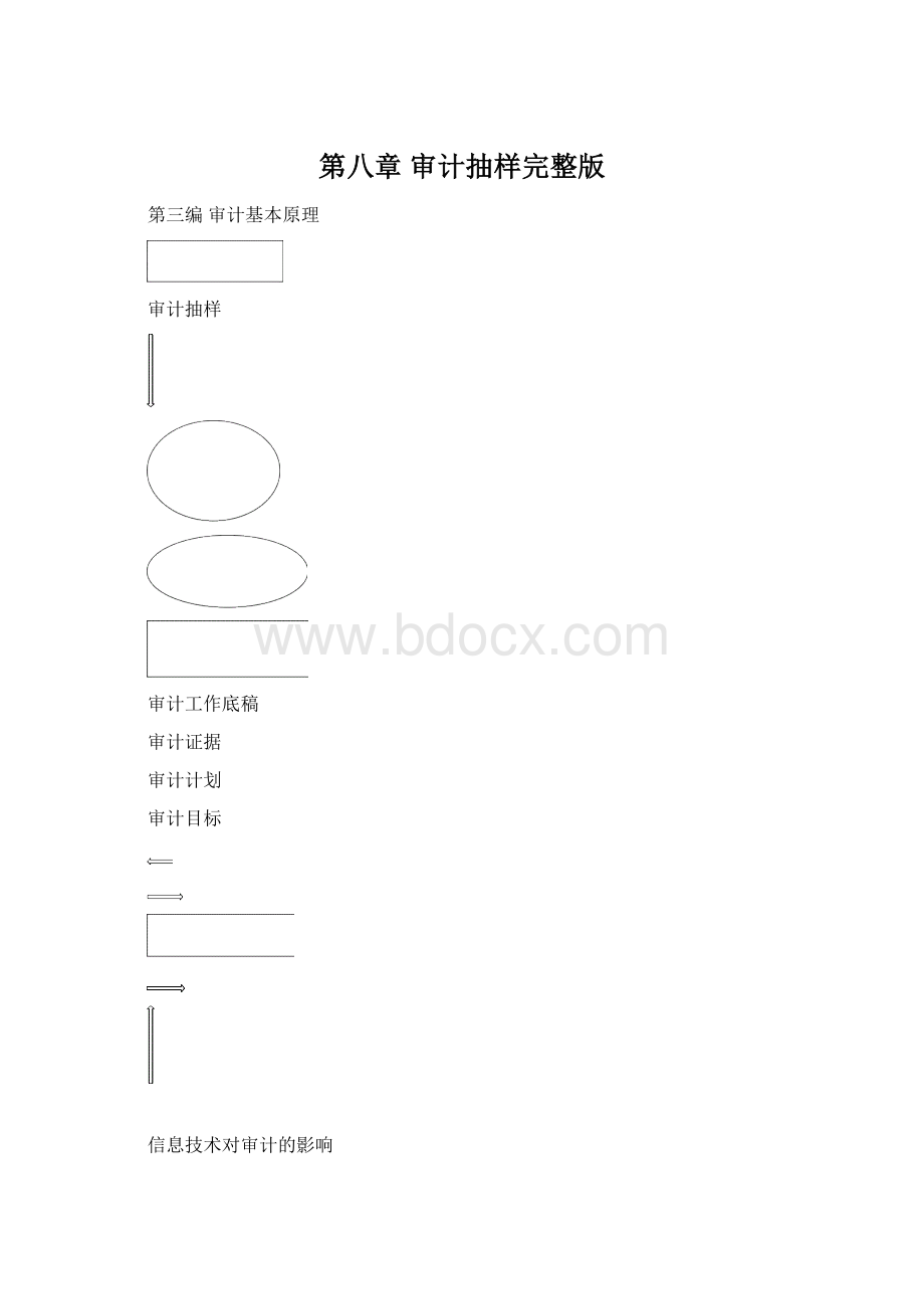 第八章审计抽样完整版.docx