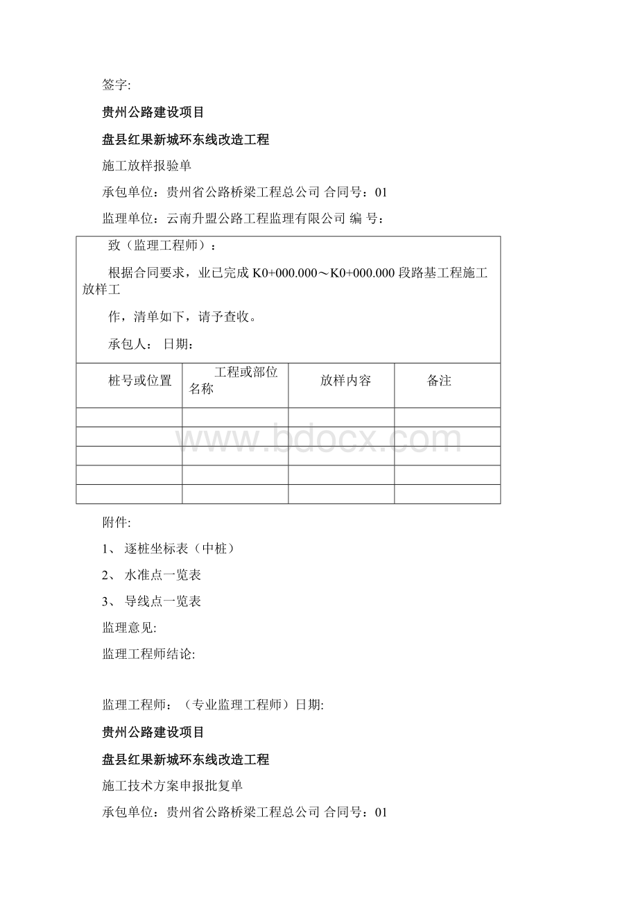 单位工程开工报告所需表格及附件1Word文档格式.docx_第3页