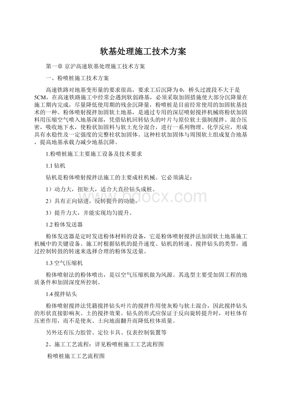 软基处理施工技术方案.docx