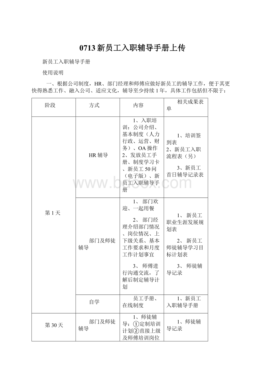 0713新员工入职辅导手册上传.docx_第1页