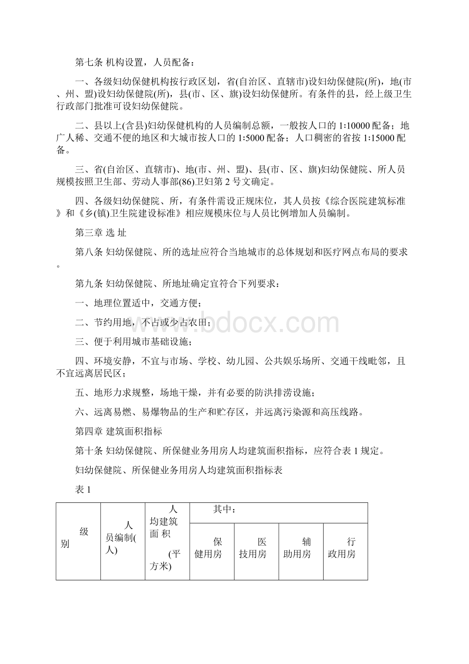 妇幼保健院建设标准解读Word下载.docx_第2页