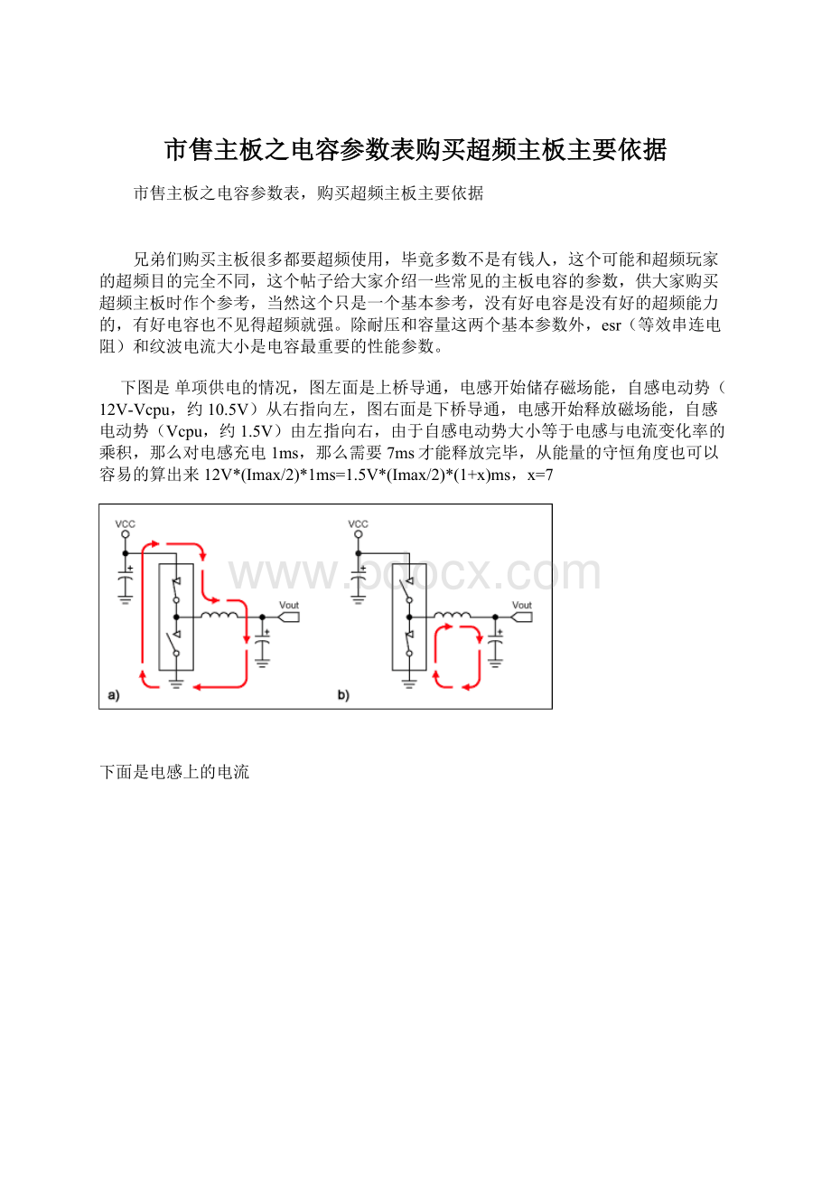 市售主板之电容参数表购买超频主板主要依据文档格式.docx_第1页