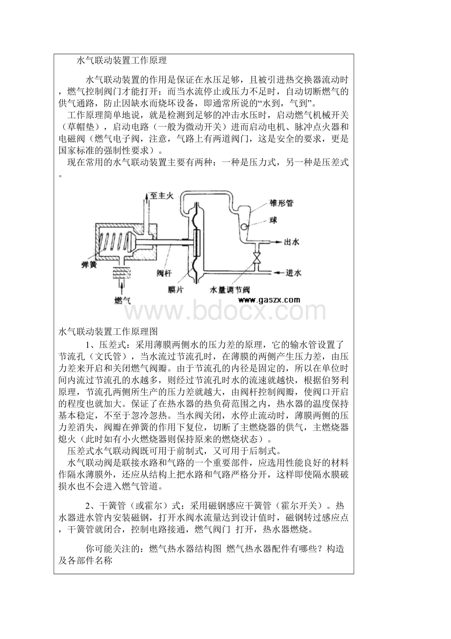 整理家用燃气热水器基本工作原理及常见故障判断1.docx_第2页