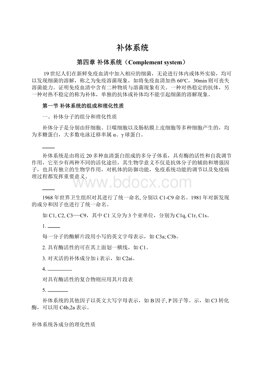 补体系统Word格式.docx_第1页