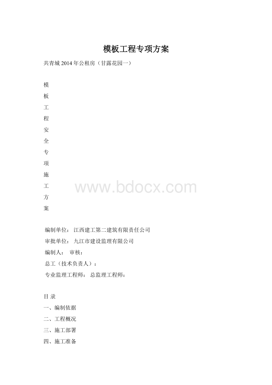 模板工程专项方案.docx