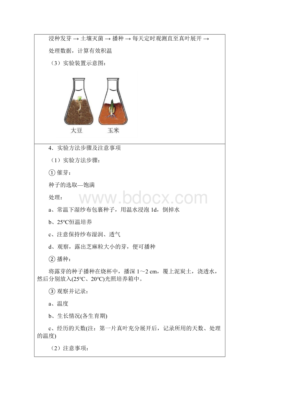 实验三植物生长发育有效积温的测定.docx_第3页