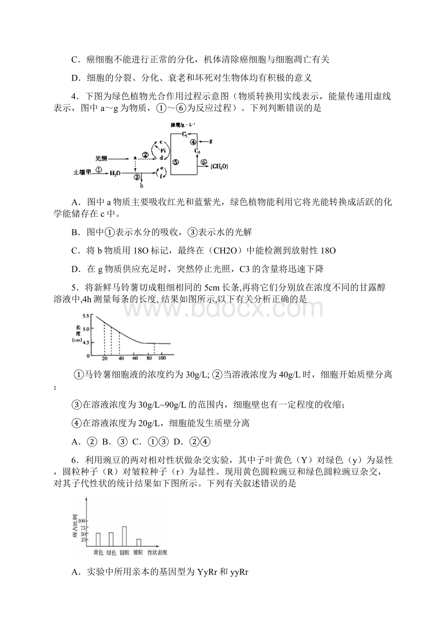 滕州市第三中学学年高二上学期期末生物试题及答案考试.docx_第2页