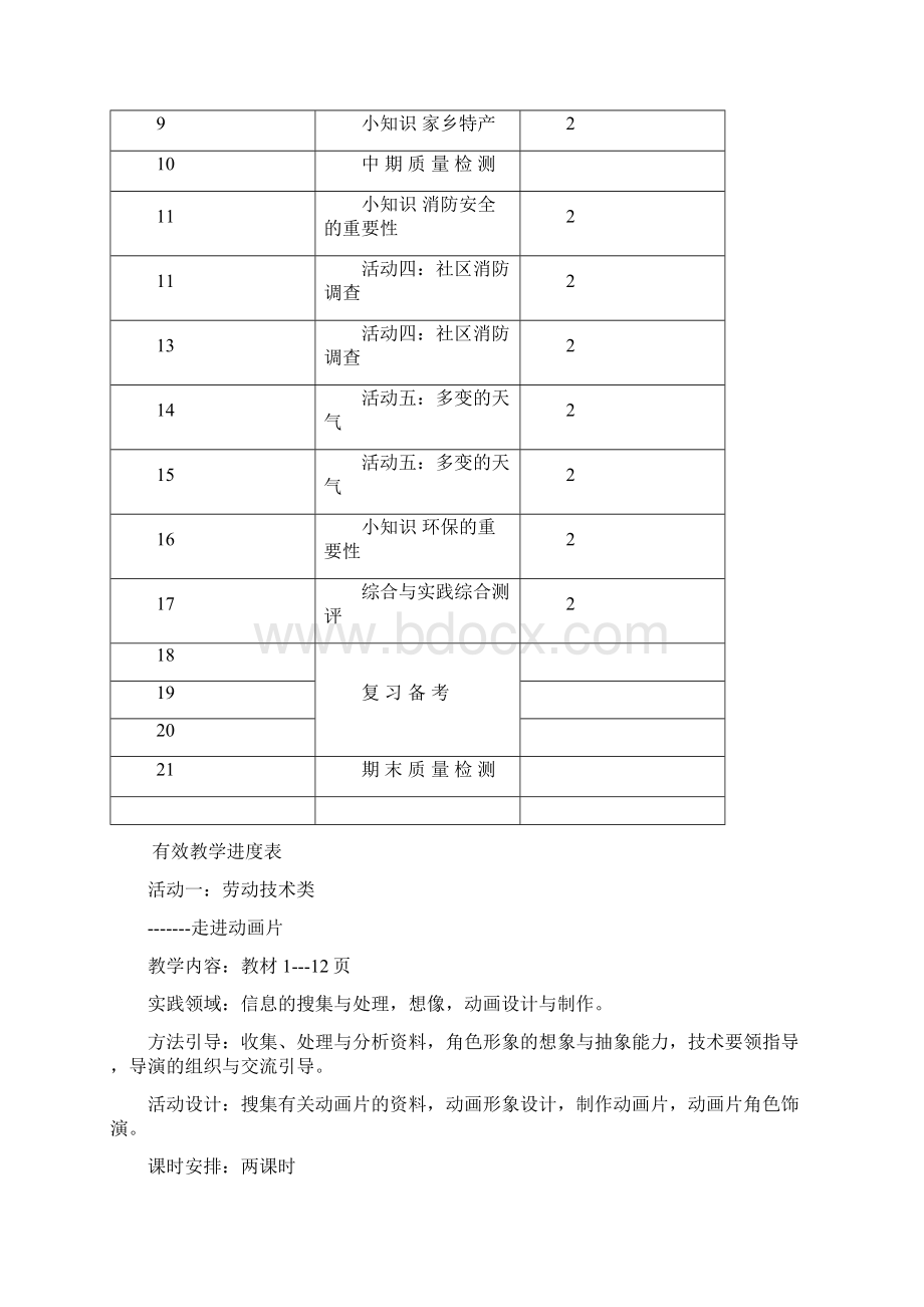 小学五年级综合实践上册教案.docx_第3页