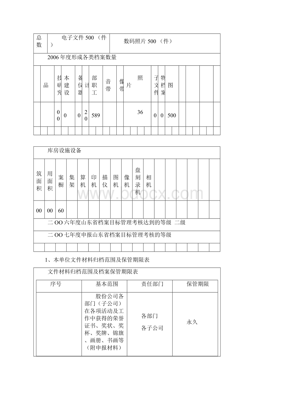 档案管理基本情况登记表.docx_第2页