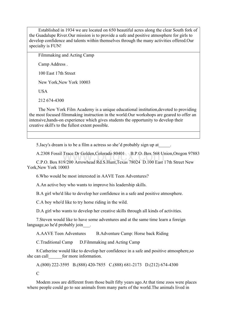 高三英语上学期第一次月考试题12Word格式.docx_第3页