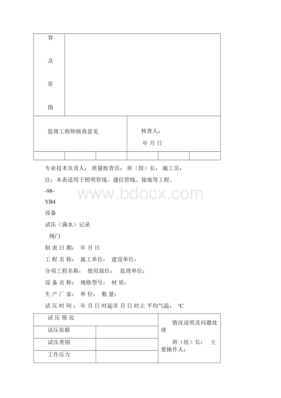 YB12地基验槽 工程检查验收记录Word格式.docx_第3页