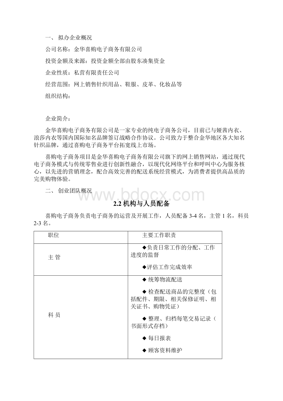 喜购电子商务可行性研究报告.docx_第2页