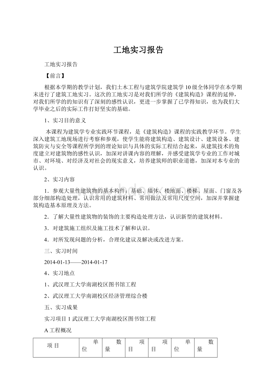 工地实习报告.docx_第1页