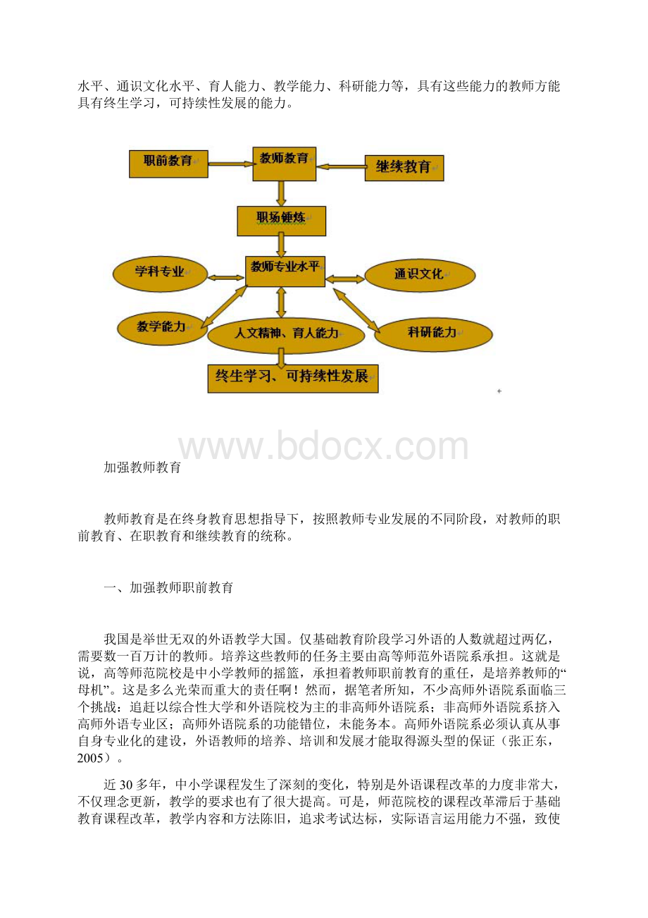 试论中小学英语教师的专业发展文档格式.docx_第2页