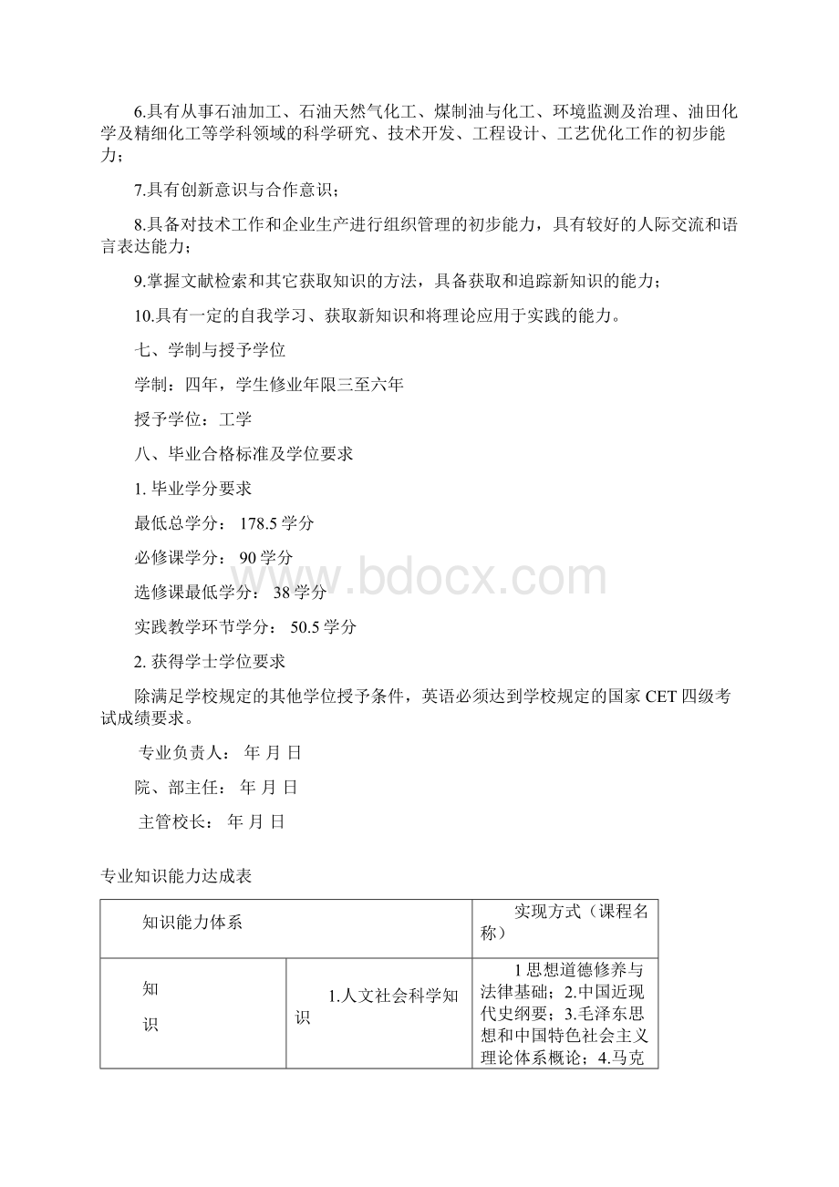 化学工程与工艺专业级本科培养计划Word格式文档下载.docx_第2页