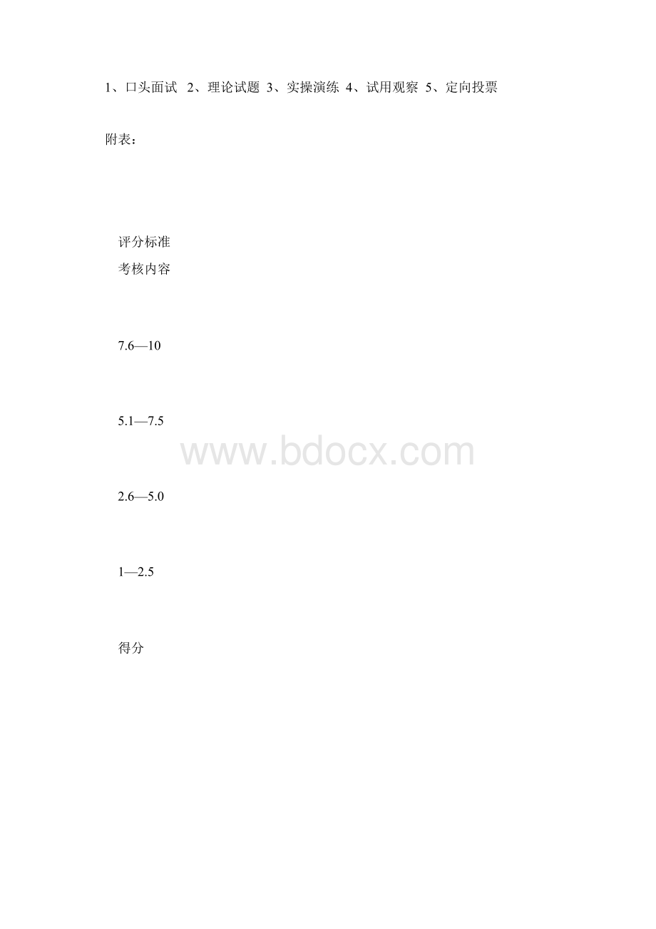 厨师长考核标准及考核办法Word文档格式.docx_第2页