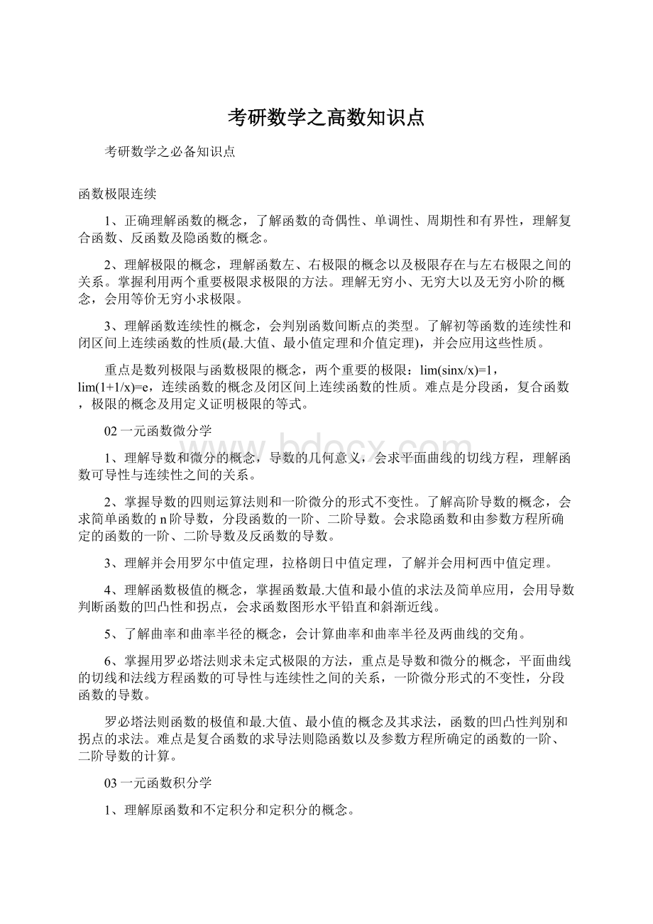 考研数学之高数知识点.docx_第1页