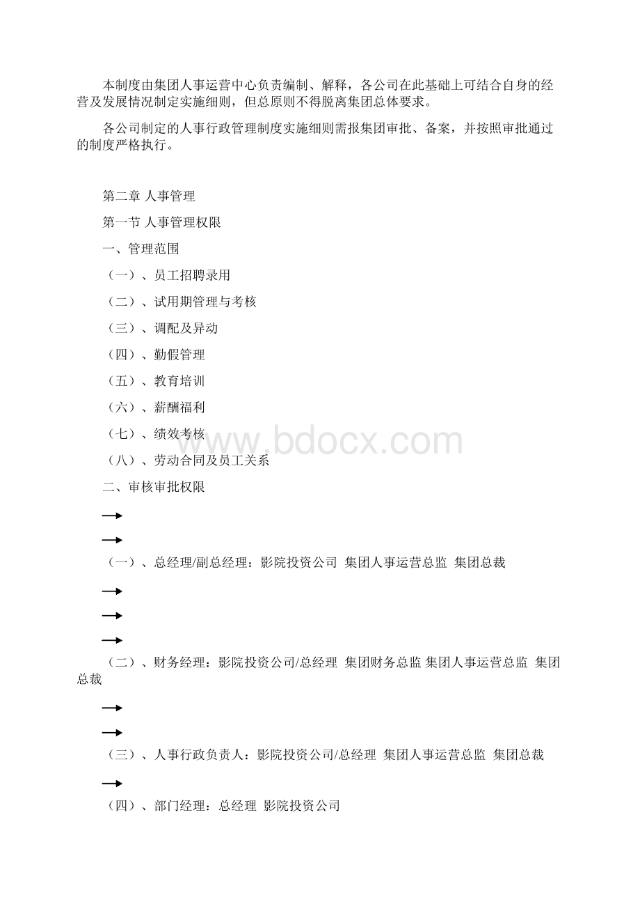 某影城人事行政管理制度文档格式.docx_第2页