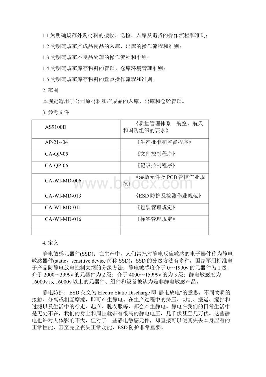 AS9100D仓储管理程序范本.docx_第2页