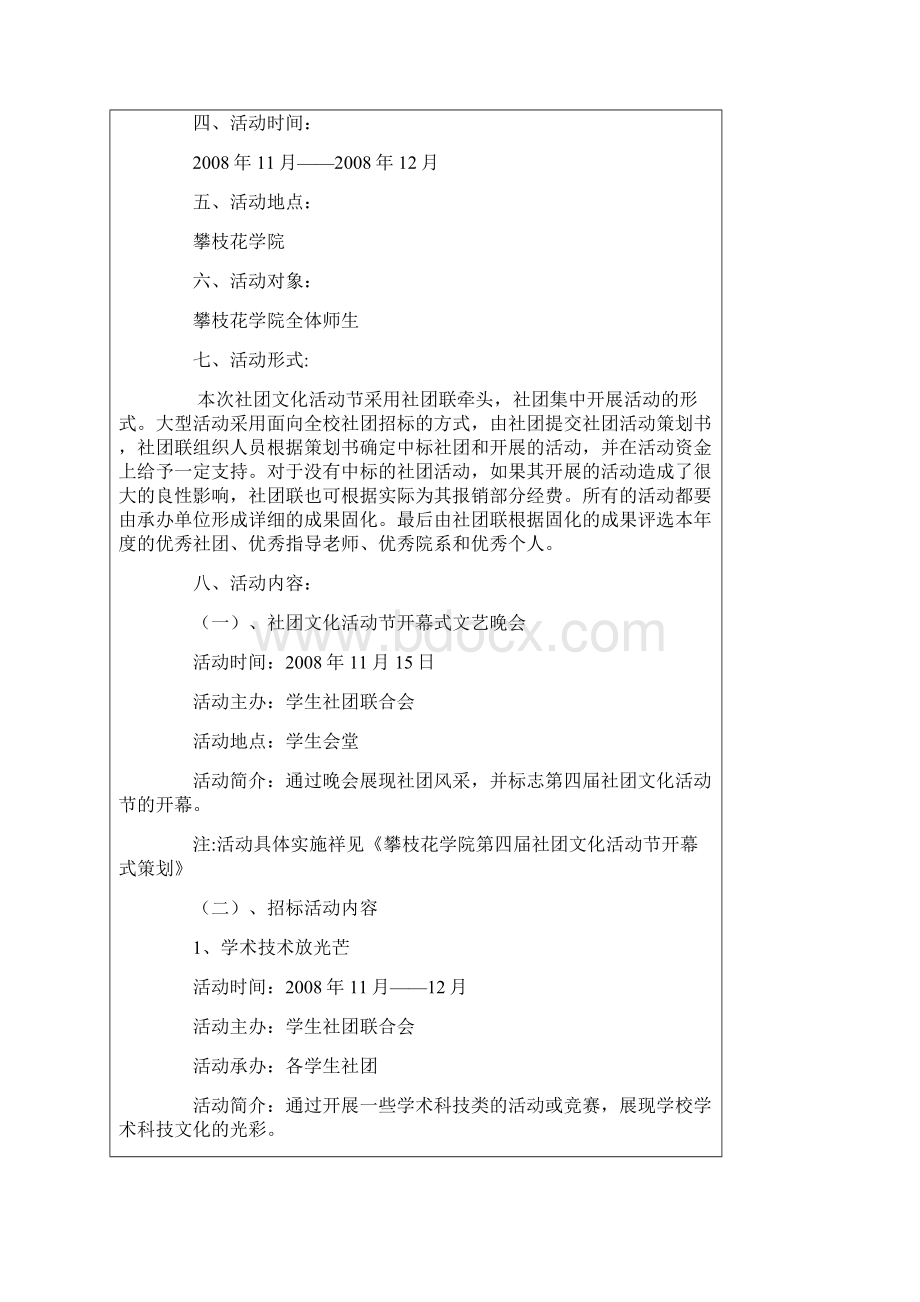 大学生社团文化节策划Word文档下载推荐.docx_第2页