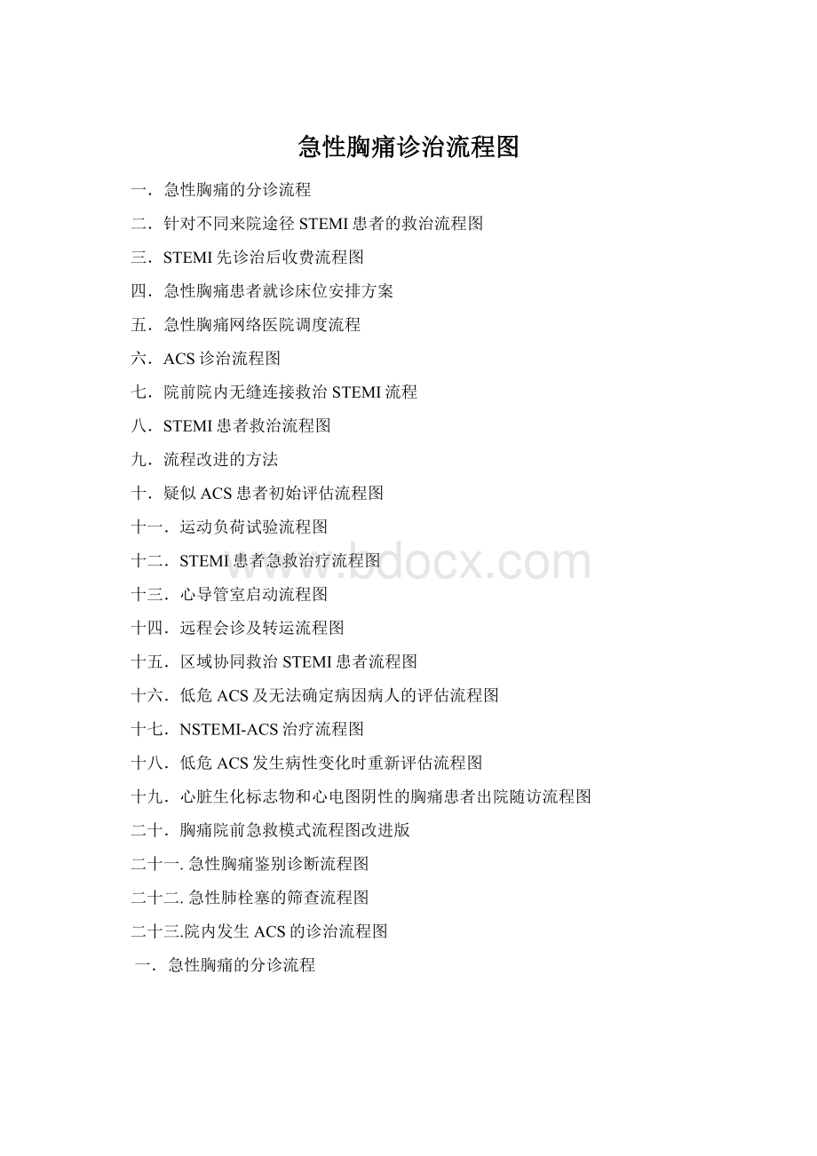 急性胸痛诊治流程图.docx