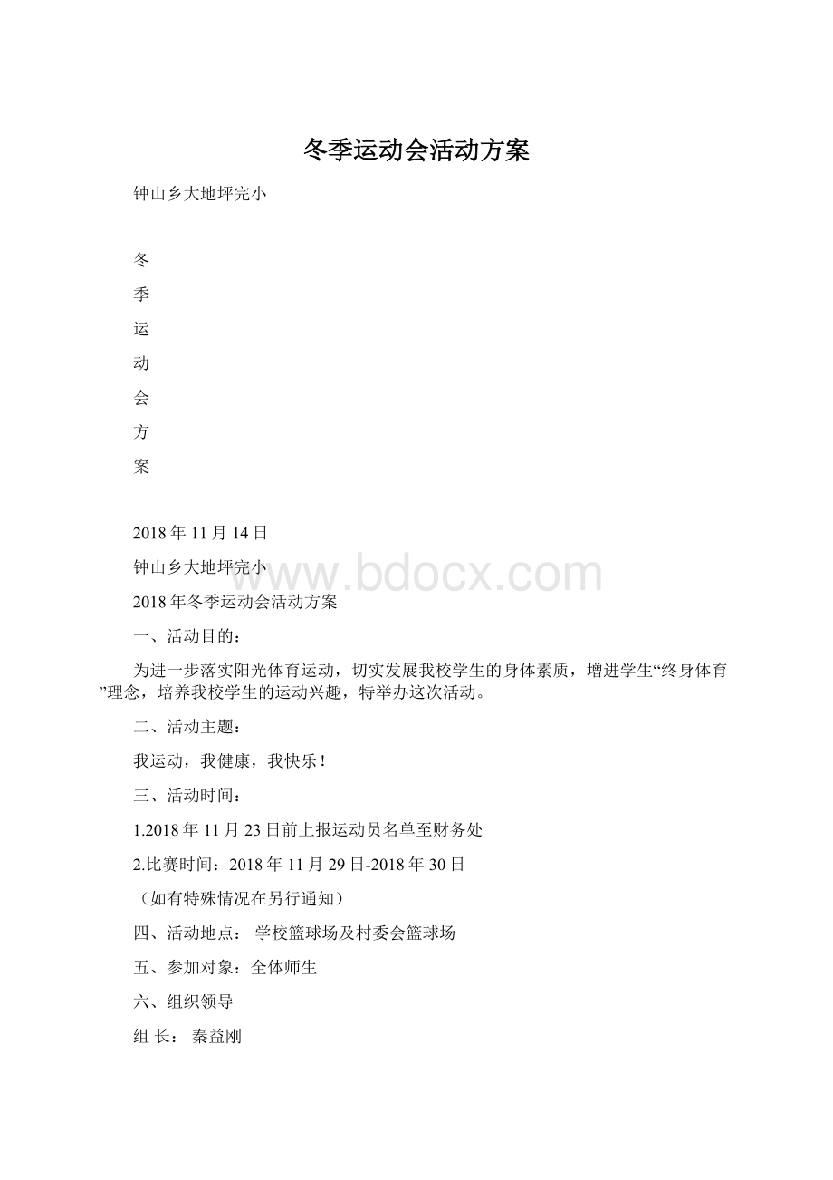 冬季运动会活动方案.docx