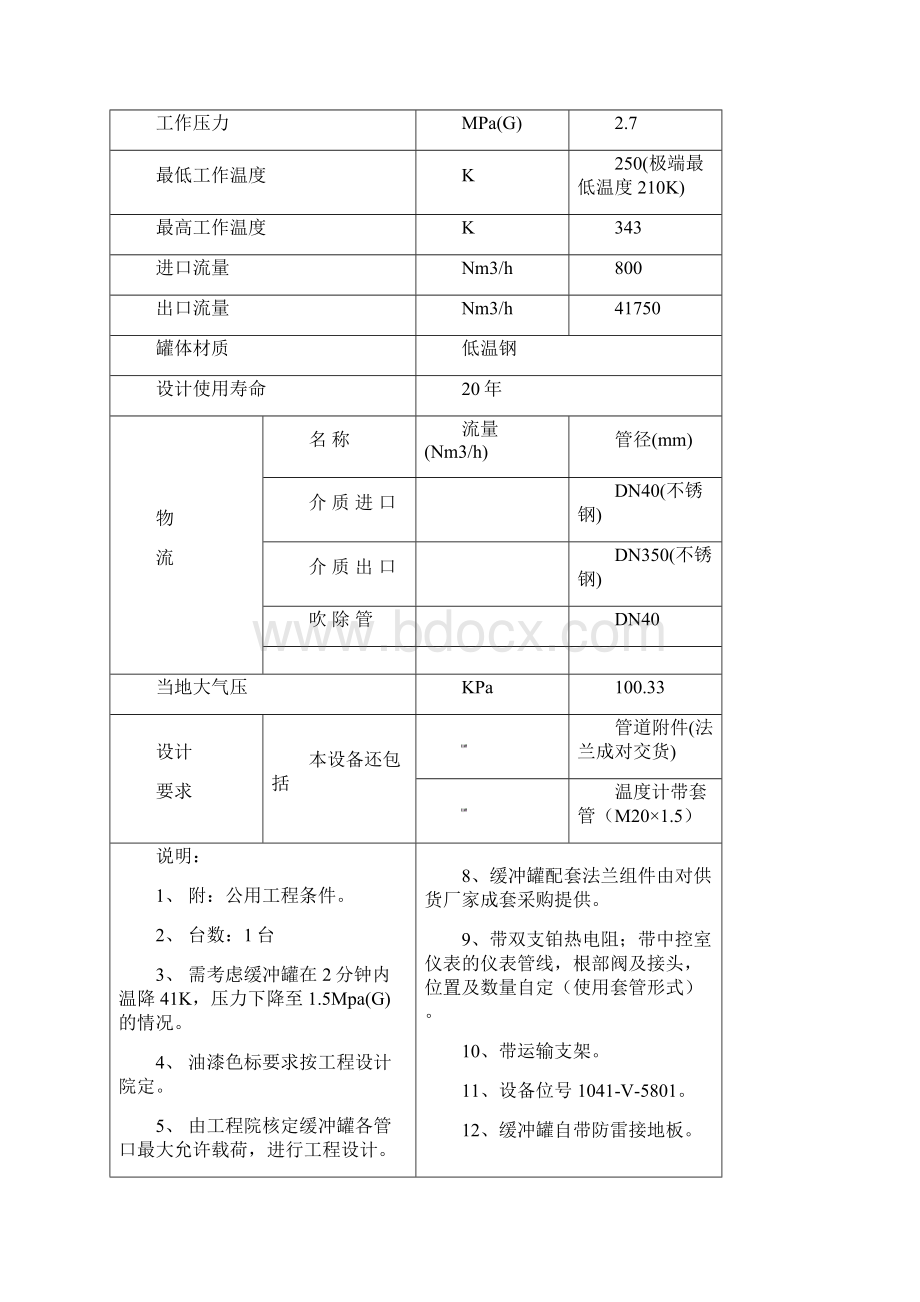 某石化空压氮气缓冲罐订货参数.docx_第2页