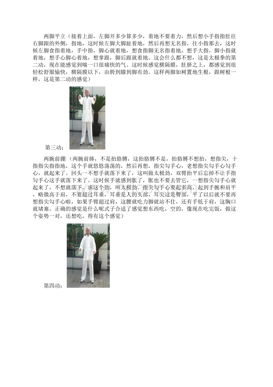 吴氏三十七式太极拳分解动作图解演示内部教材文档格式.docx_第2页