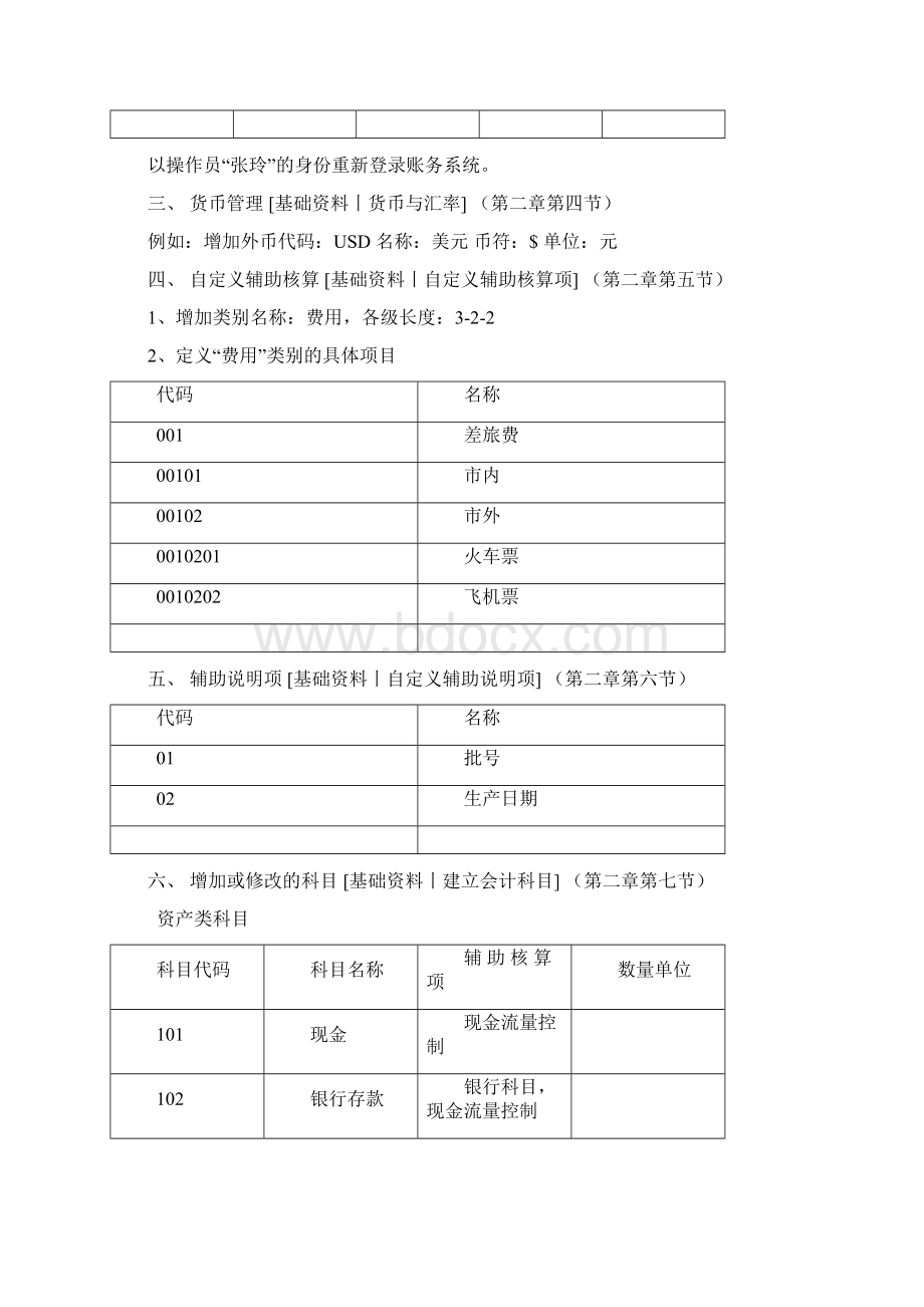 安易账务上机练习题工业高级Word文档格式.docx_第3页