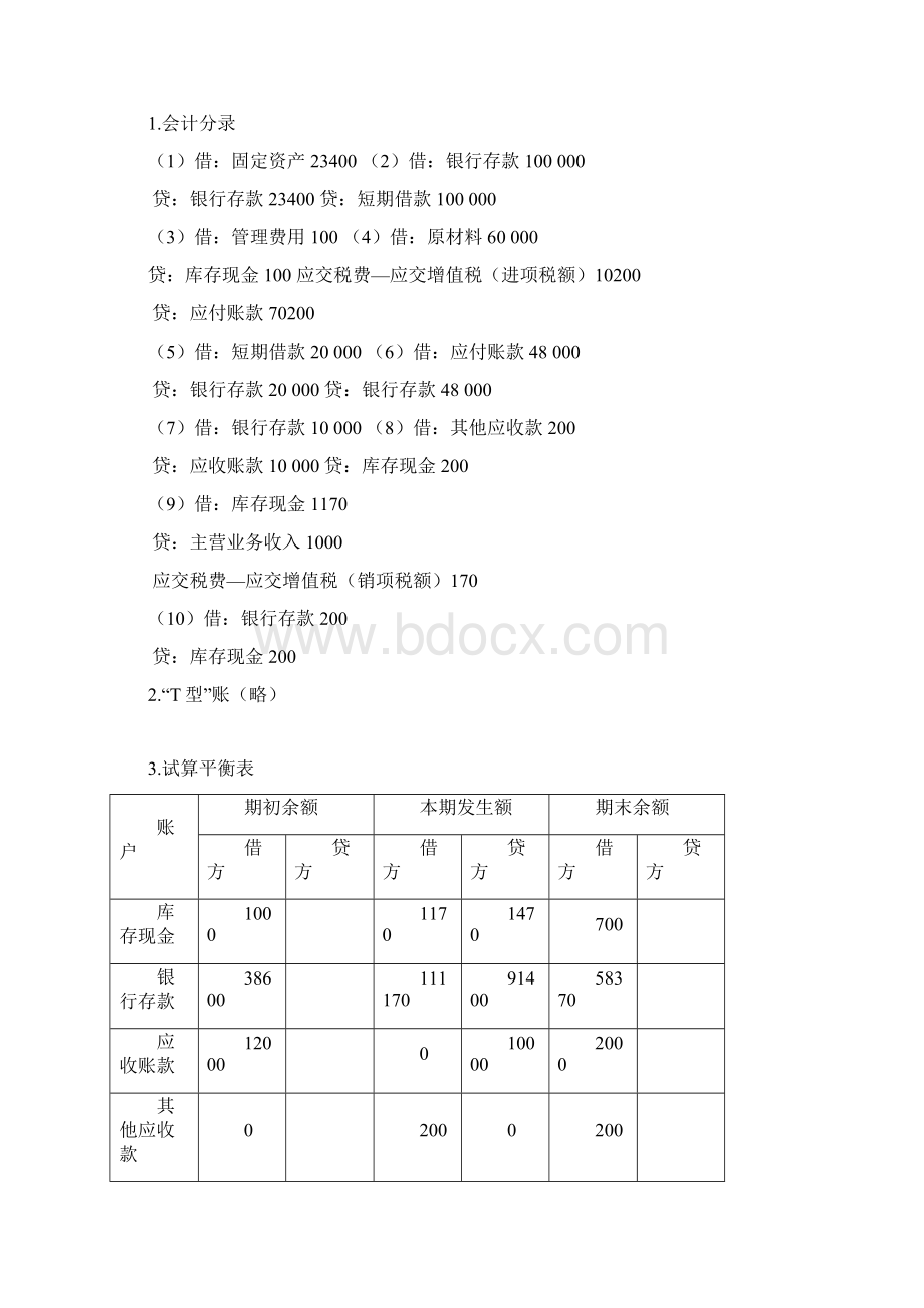 本科会计学习题答案Word文档下载推荐.docx_第3页