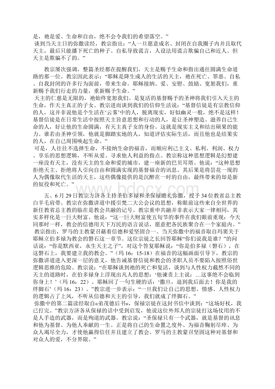 信德年闭幕教宗方济各特别活动总结精彩.docx_第3页