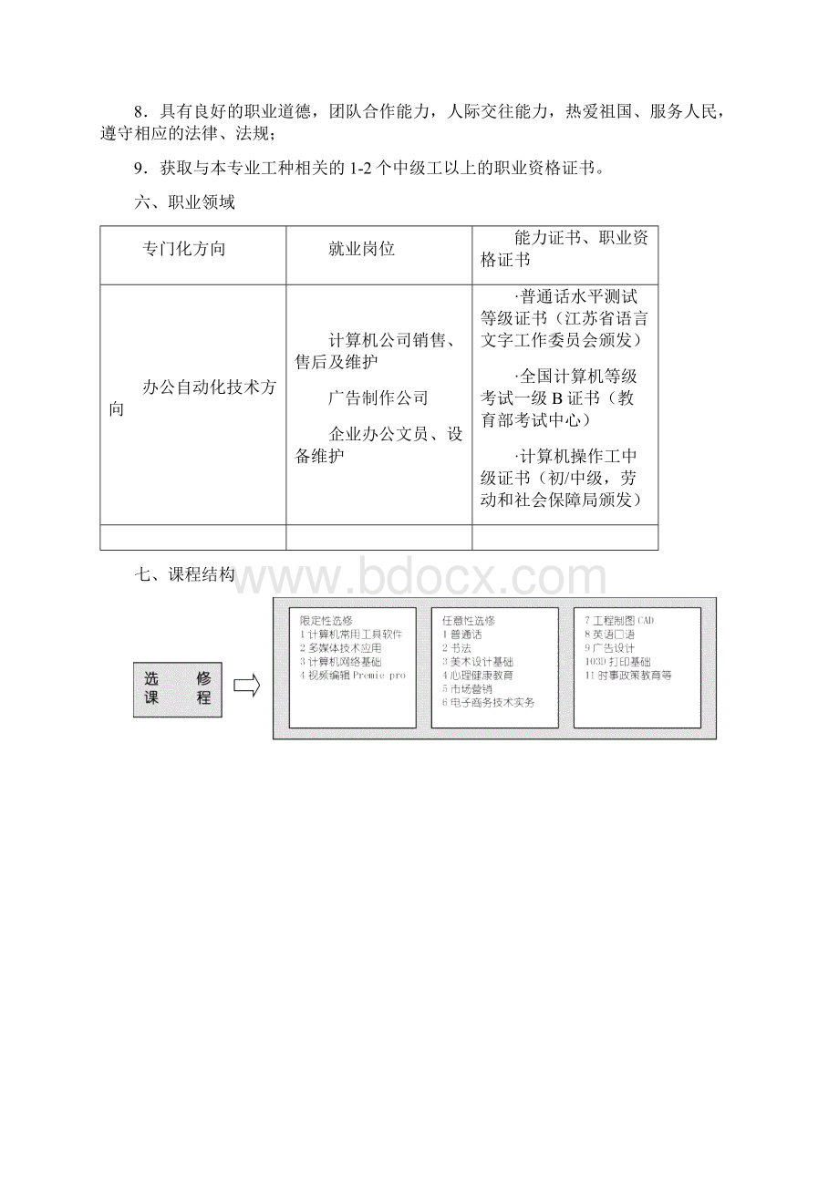 计算机应用专业实施性教学计划Word文档格式.docx_第2页