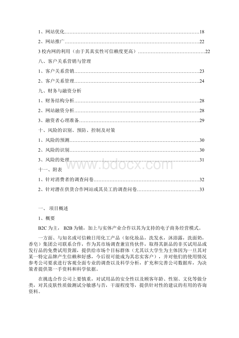 试用网电子商务创业计划书.docx_第2页