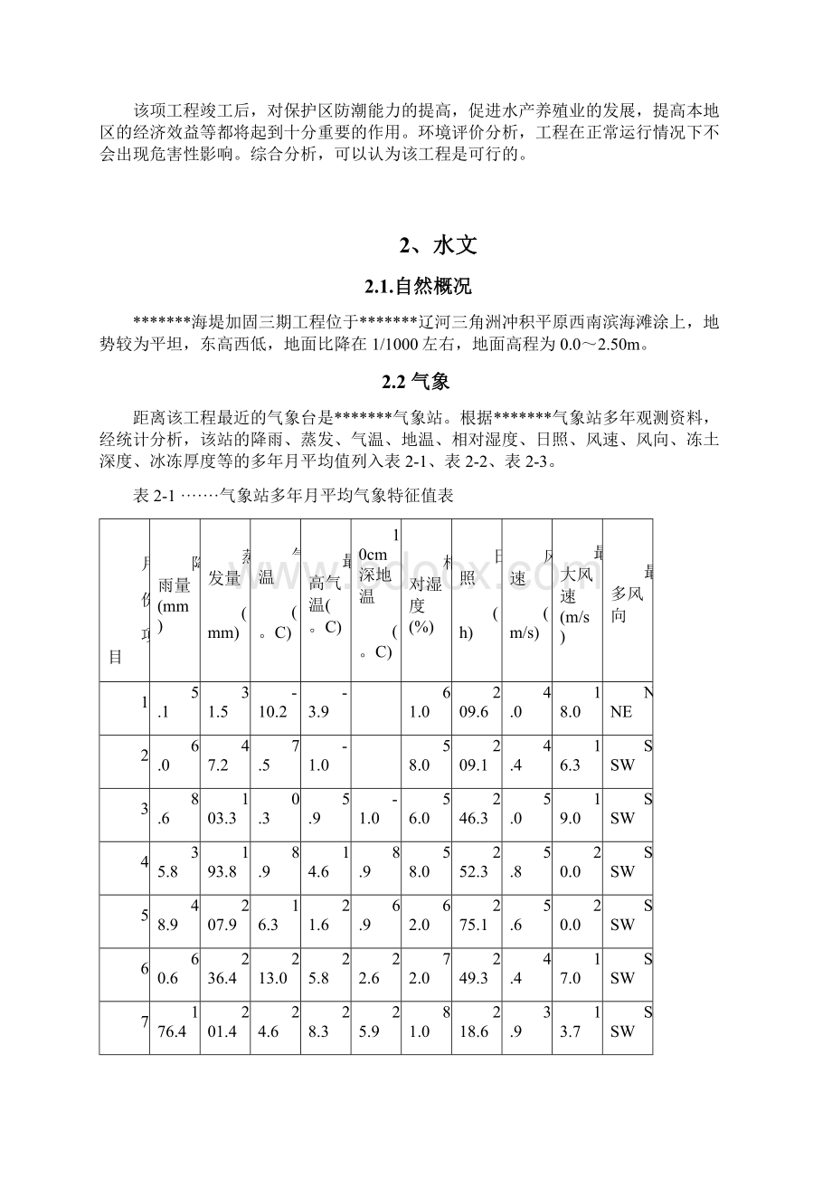 精作XX海防堤加固工程项目建设可行性研究报告.docx_第3页