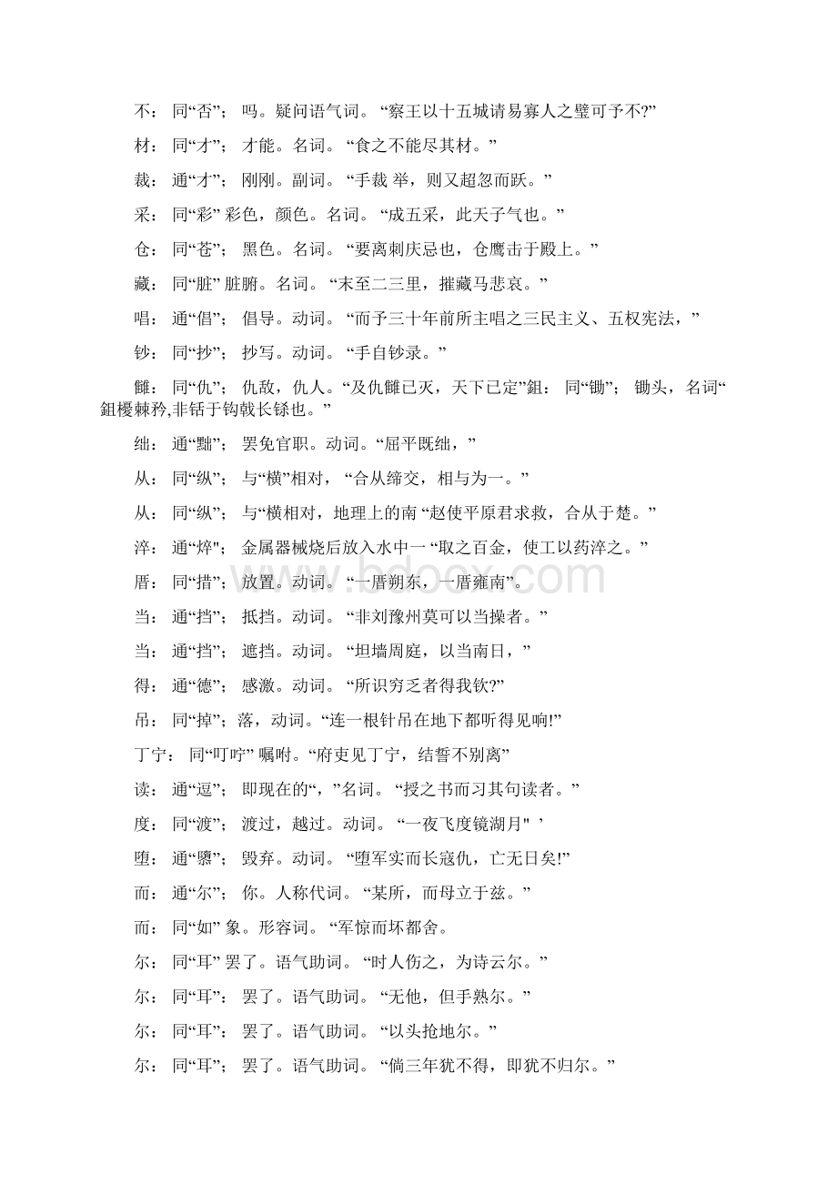 高中高考语文古文通假字总结详细.docx_第2页