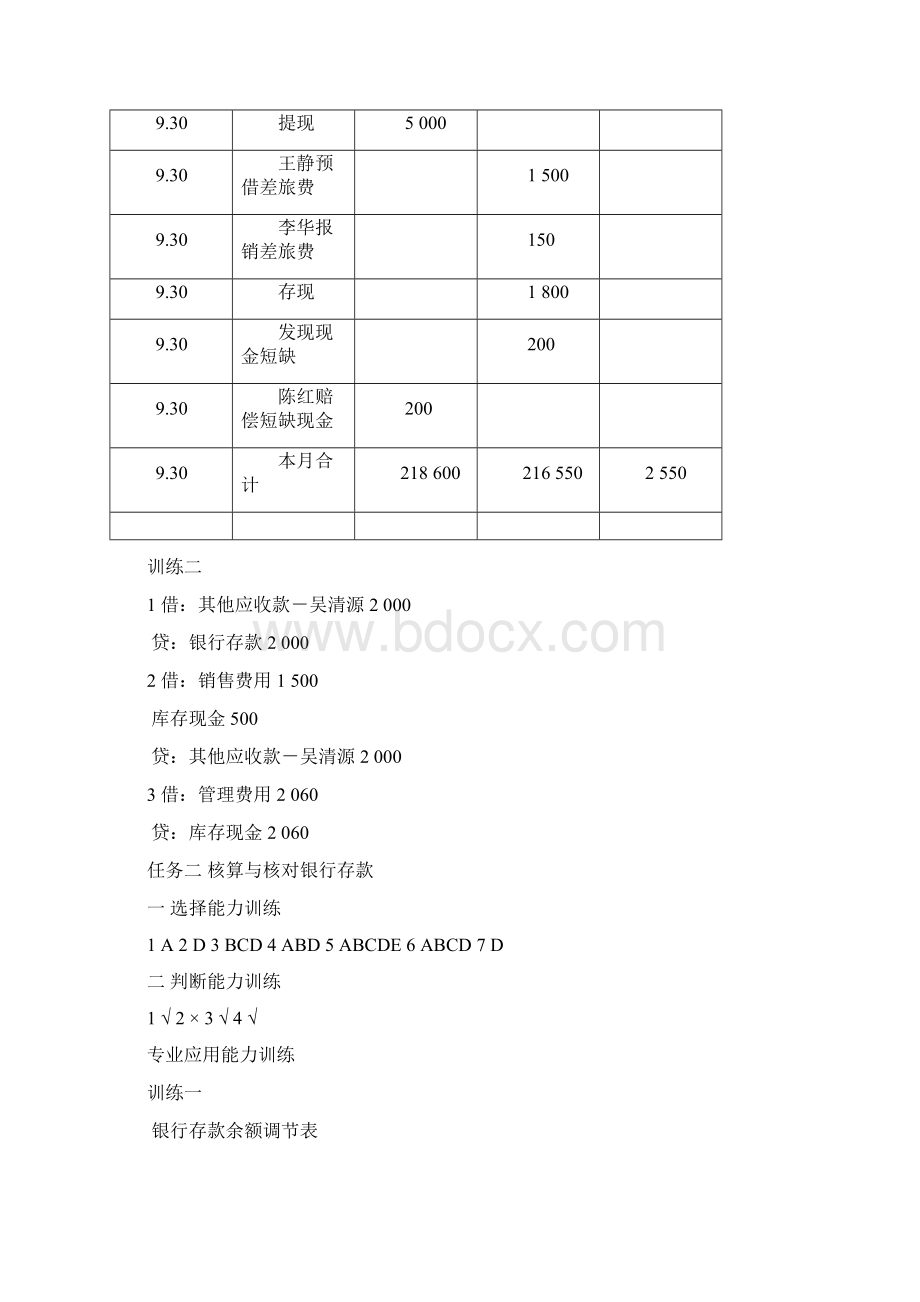 《财务会计实务职业能力训练第二版》答案Word文件下载.docx_第3页